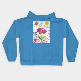 sunny flower Kids Hoodie